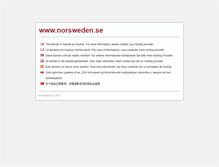 Tablet Screenshot of norsweden.se